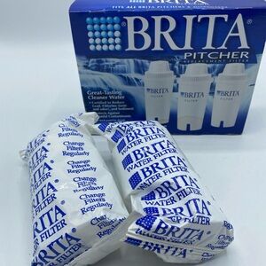 Brita Standard Pitcher Filters 5 Pack Fits Model OB03 Advanced Filtration